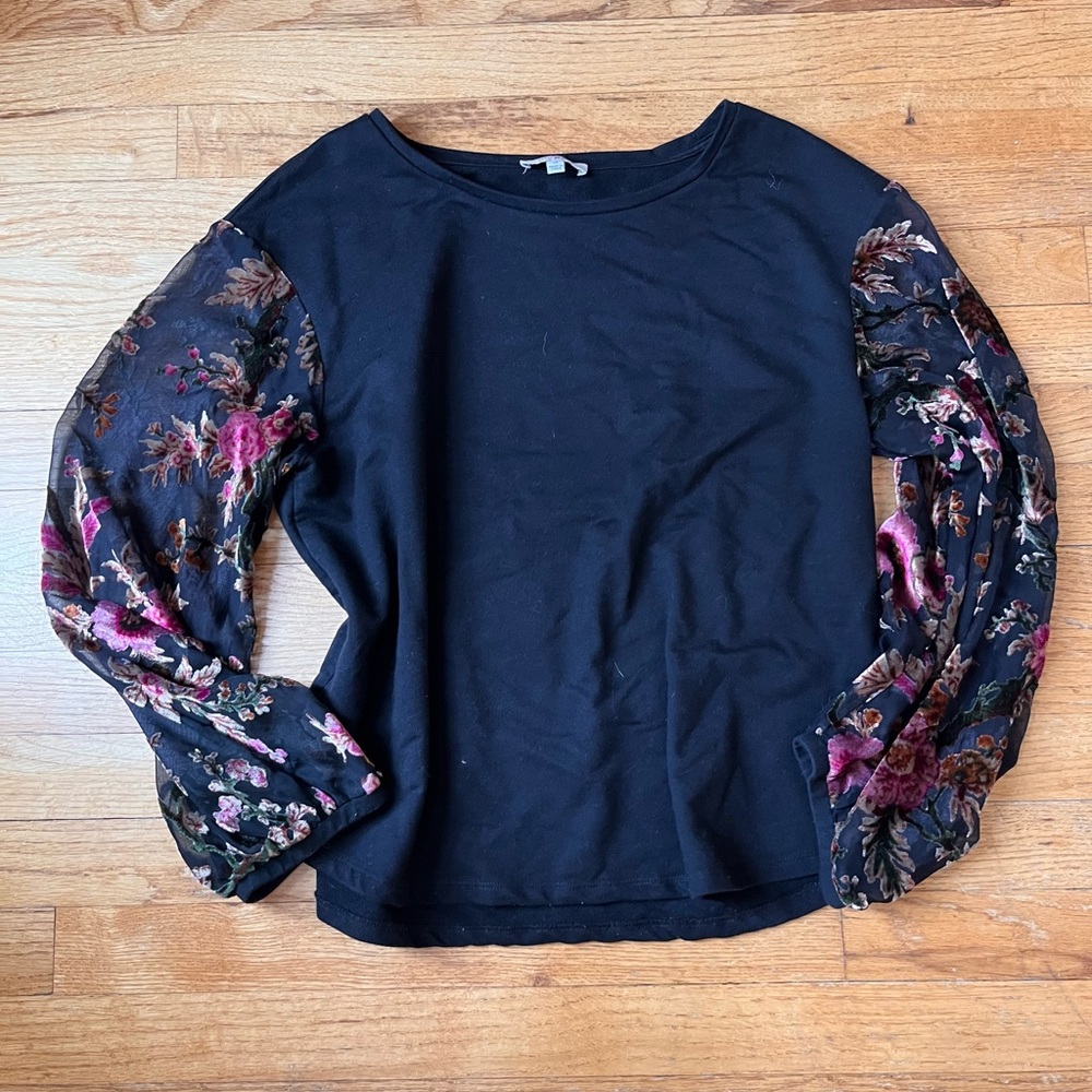 Umber long sleeve Medium top
